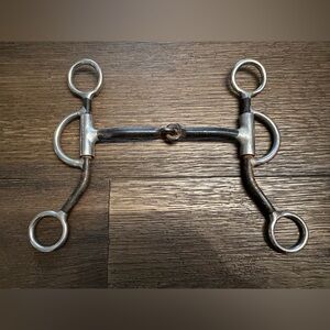 Horse Tack - 5” Partrade Metalab Shanked Western Snaffle Bit